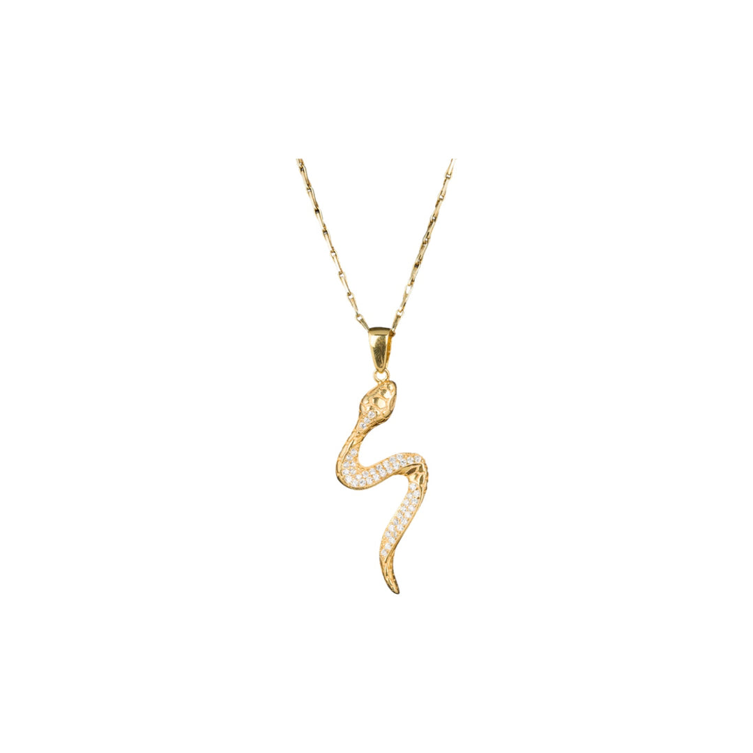 Snake Diamond Necklace
