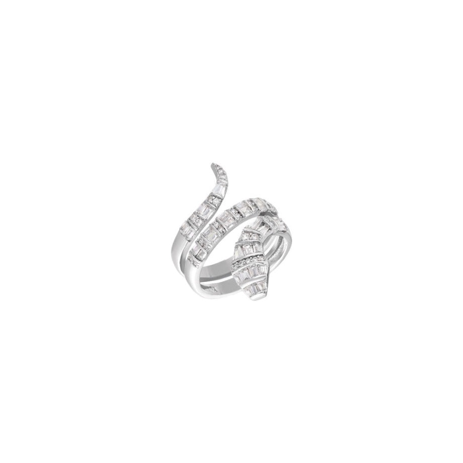 Baguette Snake Ring