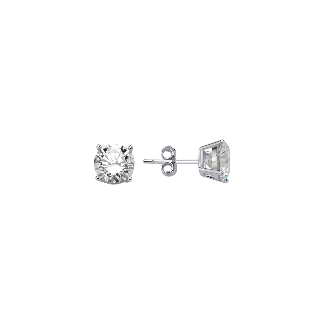 6CT Eternal Four Prong Diamond Küpe