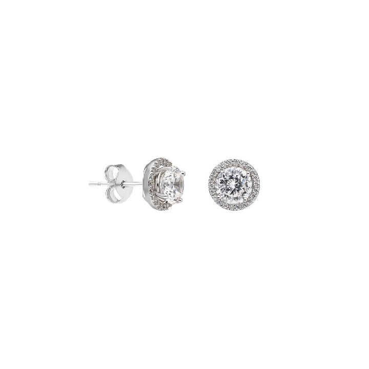 Sanne Round Cut Small Earrings