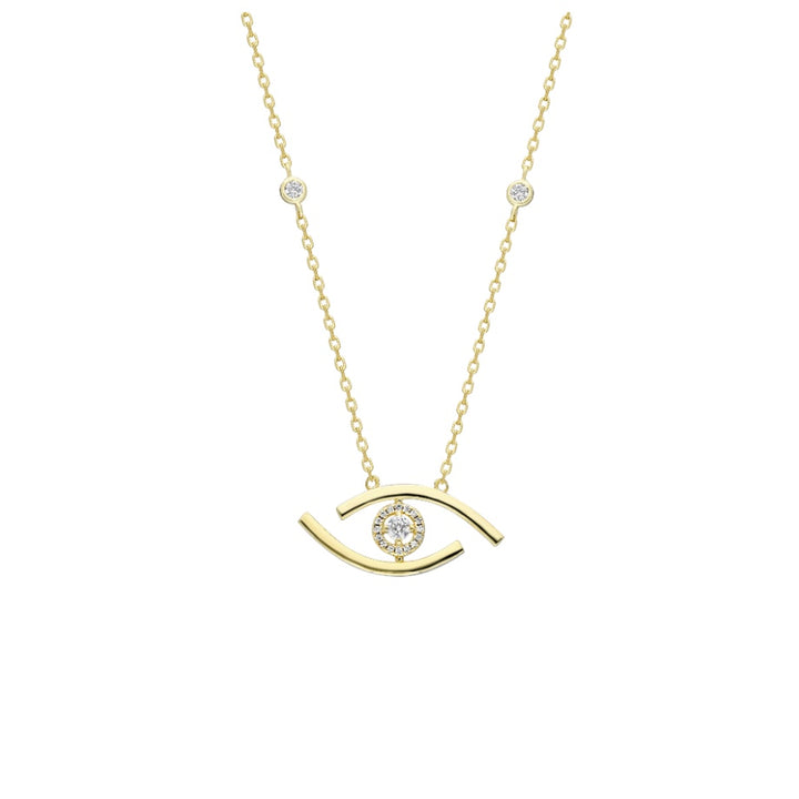 Evil Eye Diamond Necklace