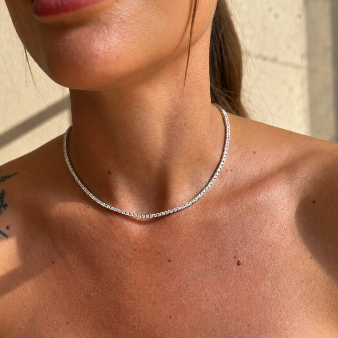 Charlotte 2MM Su Yolu Kolye
