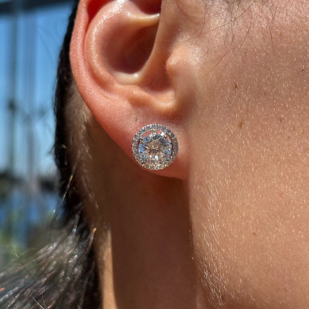 Sanne Round Cut BIG Küpe