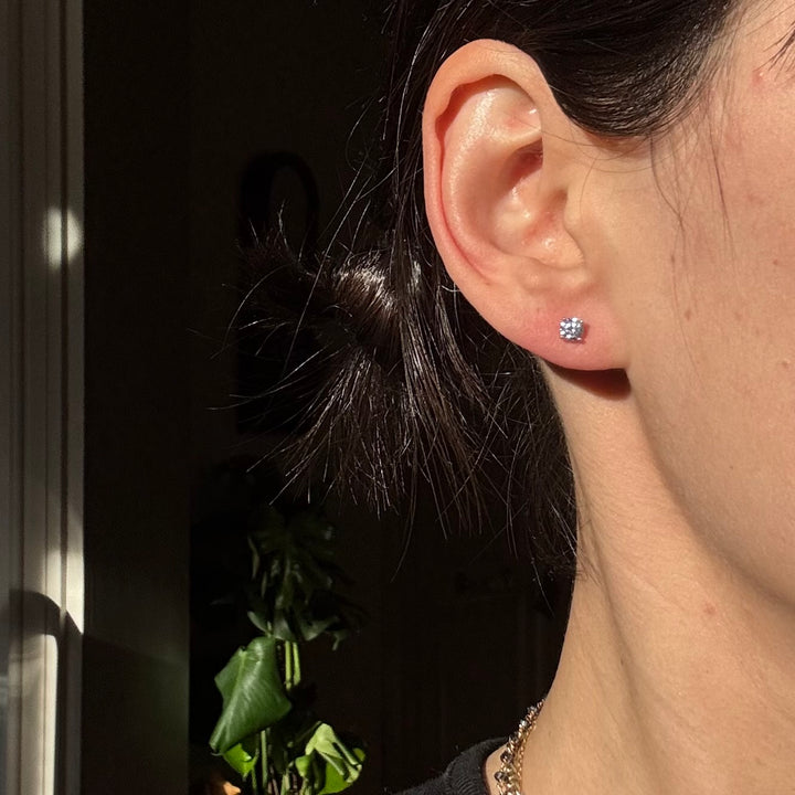 1.5CT Eternal Four Prong Diamond Earring