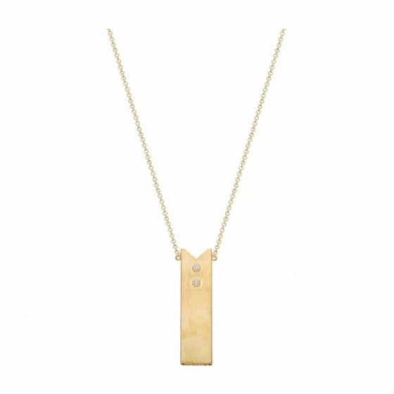 Juulry Two Diamonds Necklace