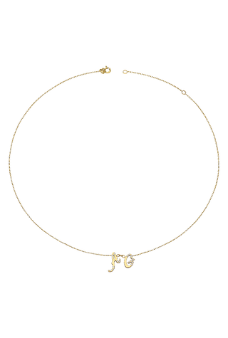14K Personalisez Initial Necklace